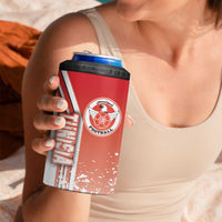 Tunisia Football 4 in 1 Can Cooler Tumbler Eagles of Carthage Soccer - Road To Champion