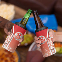 Tunisia Football 4 in 1 Can Cooler Tumbler Eagles of Carthage Soccer - Road To Champion