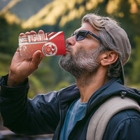 Tunisia Football 4 in 1 Can Cooler Tumbler Eagles of Carthage Soccer - Road To Champion