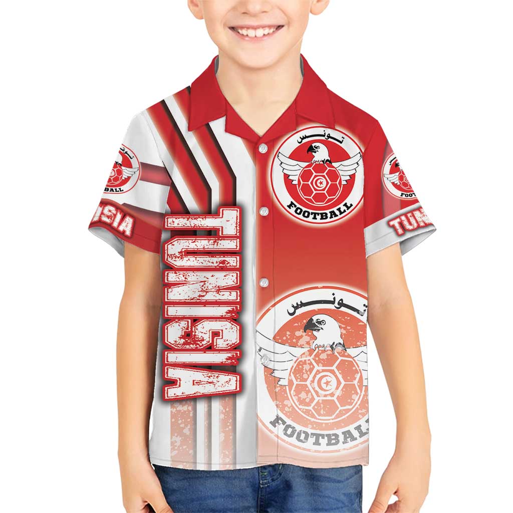 Tunisia Football Family Matching Long Sleeve Bodycon Dress and Hawaiian Shirt Eagles of Carthage Soccer - Road To Champion