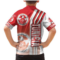 Tunisia Football Family Matching Mermaid Dress and Hawaiian Shirt Eagles of Carthage Soccer - Road To Champion