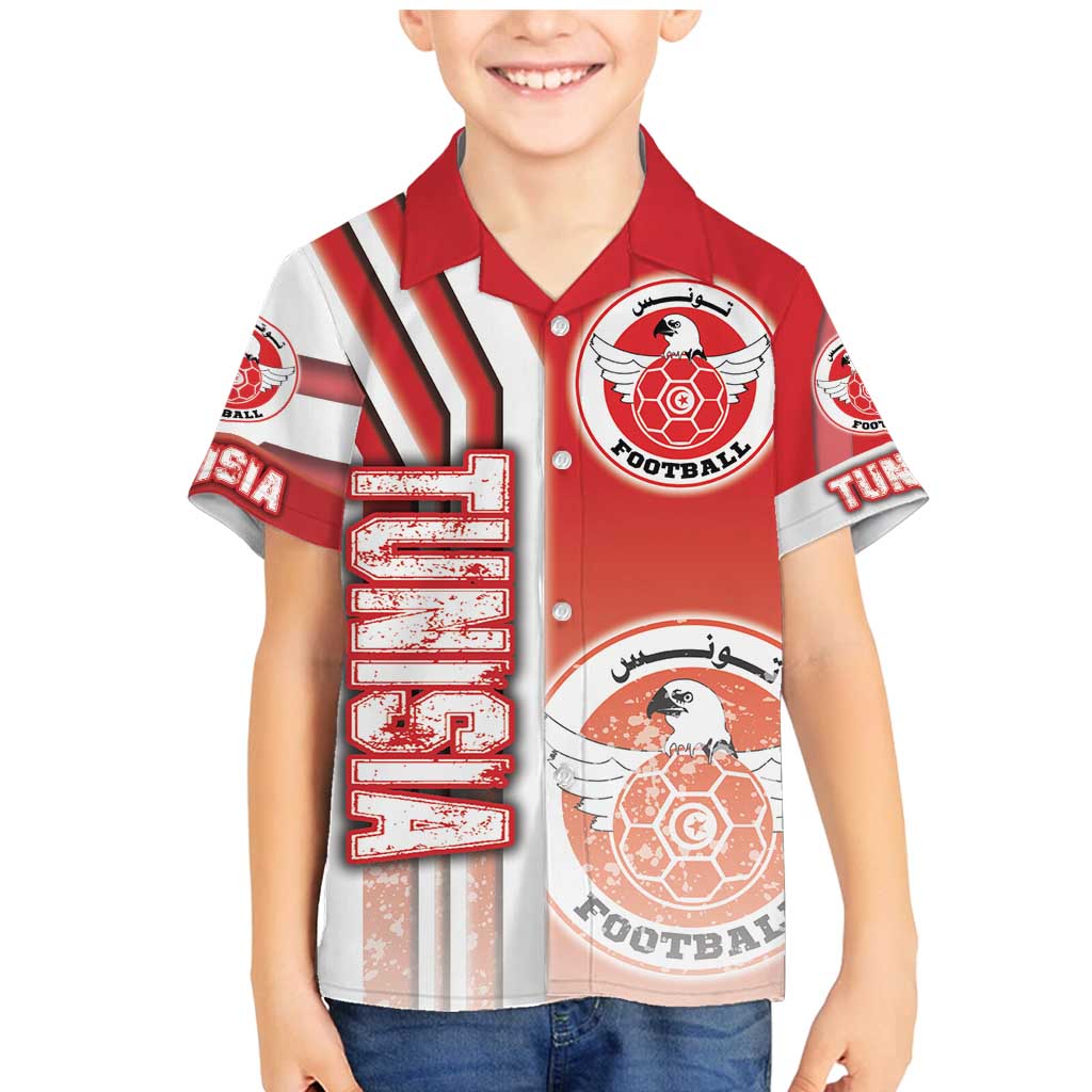 Tunisia Football Family Matching Mermaid Dress and Hawaiian Shirt Eagles of Carthage Soccer - Road To Champion