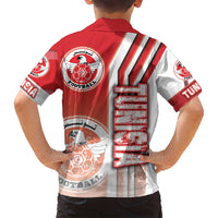 Tunisia Football Family Matching Summer Maxi Dress and Hawaiian Shirt Eagles of Carthage Soccer - Road To Champion