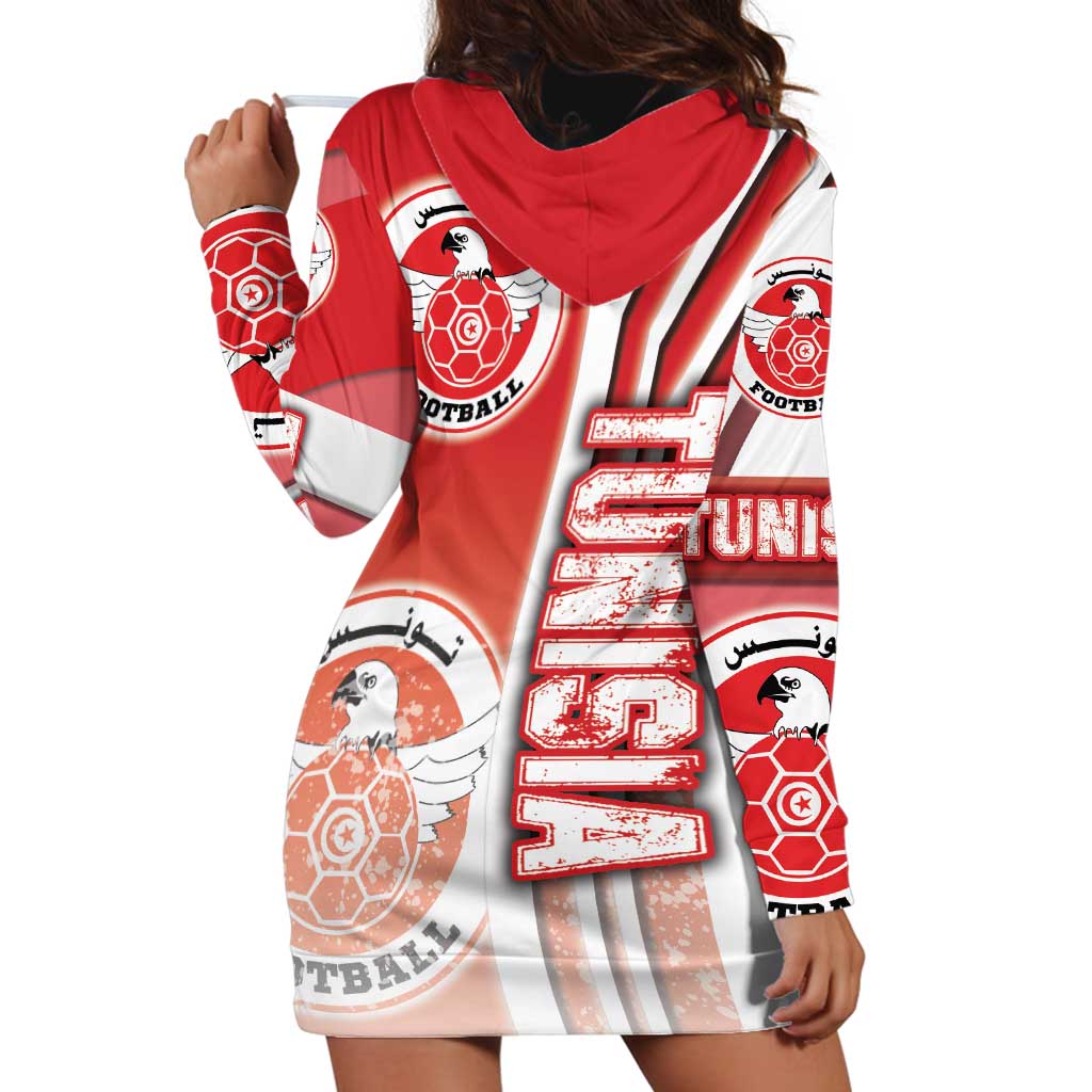 Tunisia Football Hoodie Dress Eagles of Carthage Soccer - Road To Champion