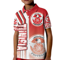Tunisia Football Kid Polo Shirt Eagles of Carthage Soccer - Road To Champion