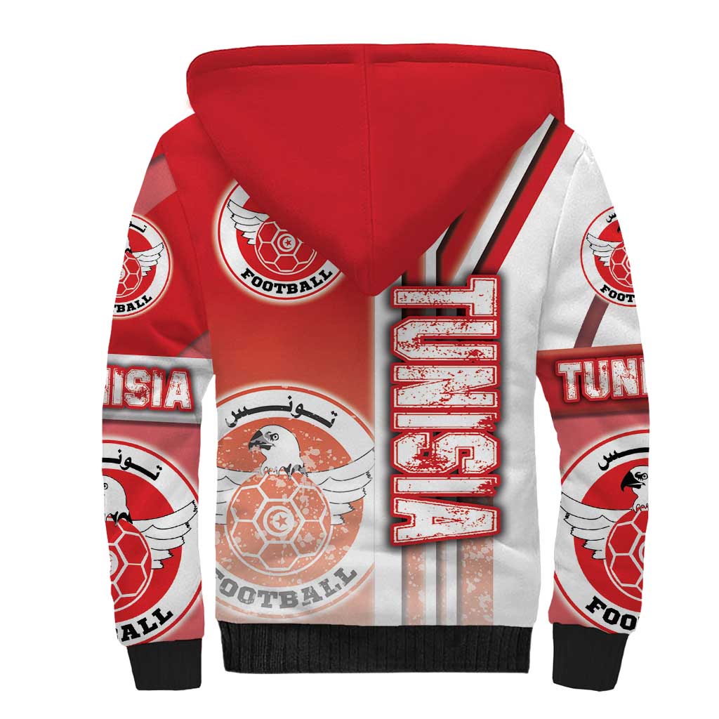 Tunisia Football Sherpa Hoodie Eagles of Carthage Soccer - Road To Champion