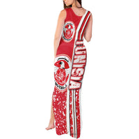 Tunisia Football Tank Maxi Dress Eagles of Carthage Soccer - Road To Champion