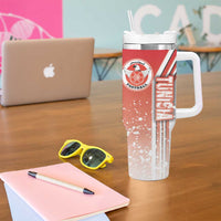 Tunisia Football Tumbler With Handle Eagles of Carthage Soccer - Road To Champion