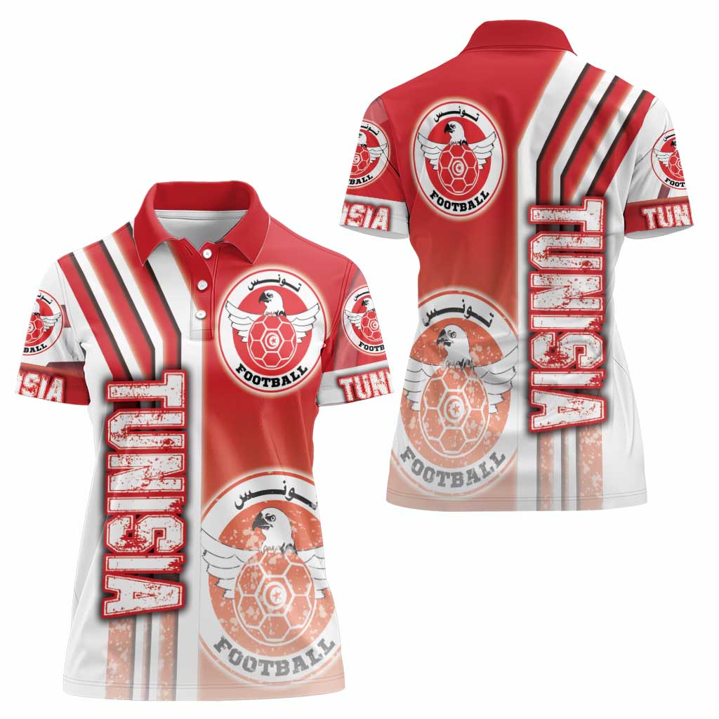 Tunisia Football Women Polo Shirt Eagles of Carthage Soccer - Road To Champion