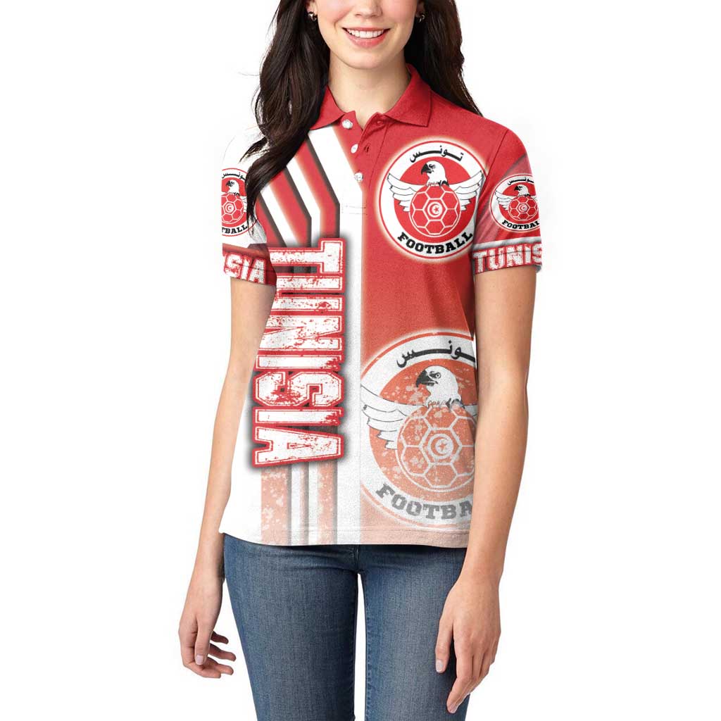 Tunisia Football Women Polo Shirt Eagles of Carthage Soccer - Road To Champion