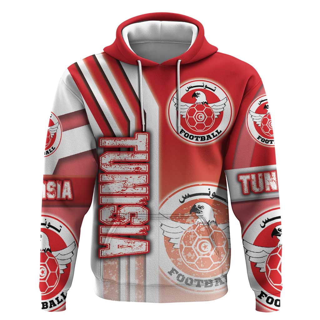 Tunisia Football Zip Hoodie Eagles of Carthage Soccer - Road To Champion