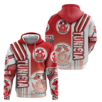Tunisia Football Zip Hoodie Eagles of Carthage Soccer - Road To Champion