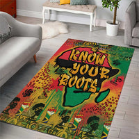 African Map Graffiti Area Rug Know You Roots - Wonder Print Shop