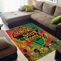 African Map Graffiti Area Rug Know You Roots - Wonder Print Shop