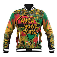 African Map Graffiti Baseball Jacket Know You Roots - Wonder Print Shop