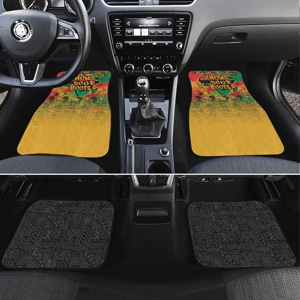 African Map Graffiti Car Mats Know You Roots - Wonder Print Shop