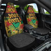 African Map Graffiti Car Seat Cover Know You Roots - Wonder Print Shop