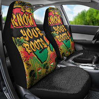 African Map Graffiti Car Seat Cover Know You Roots - Wonder Print Shop