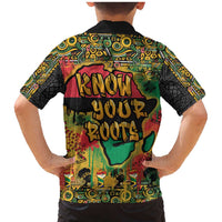 African Map Graffiti Family Matching Mermaid Dress and Hawaiian Shirt Know You Roots - Wonder Print Shop