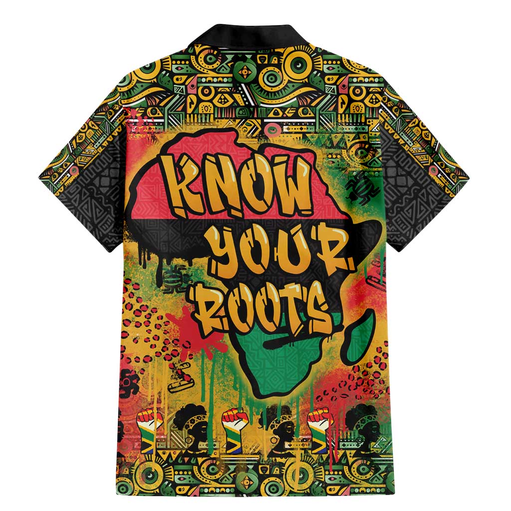 African Map Graffiti Family Matching Mermaid Dress and Hawaiian Shirt Know You Roots - Wonder Print Shop