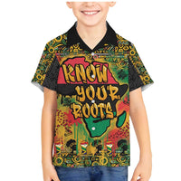 African Map Graffiti Family Matching Mermaid Dress and Hawaiian Shirt Know You Roots - Wonder Print Shop