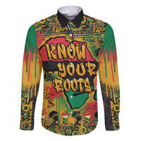 African Map Graffiti Family Matching Off Shoulder Short Dress and Hawaiian Shirt Know You Roots - Wonder Print Shop