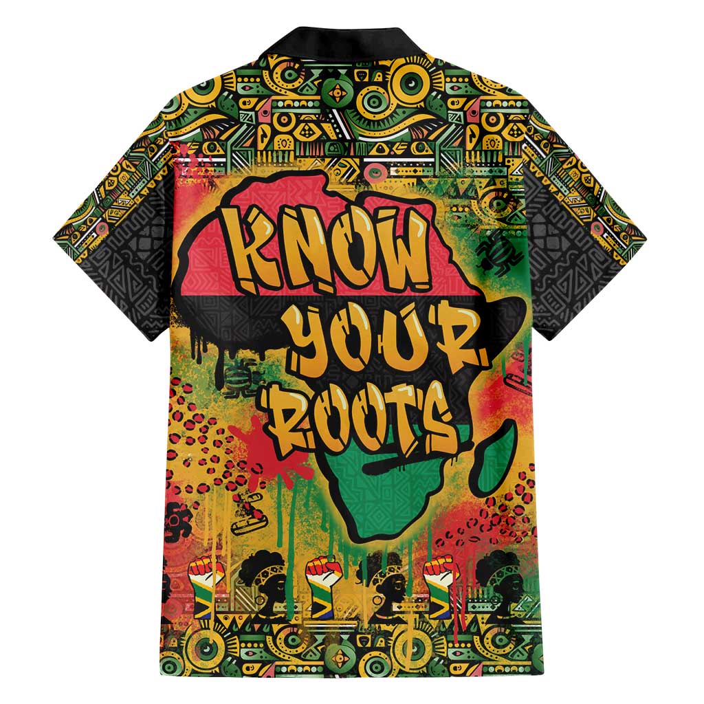 African Map Graffiti Family Matching Summer Maxi Dress and Hawaiian Shirt Know You Roots - Wonder Print Shop