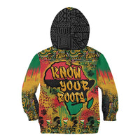African Map Graffiti Kid Hoodie Know You Roots - Wonder Print Shop