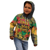 African Map Graffiti Kid Hoodie Know You Roots - Wonder Print Shop