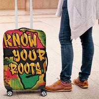 African Map Graffiti Luggage Cover Know You Roots - Wonder Print Shop