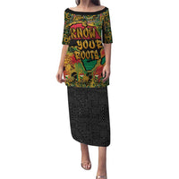 African Map Graffiti Puletasi Know You Roots - Wonder Print Shop