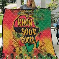 African Map Graffiti Quilt Know You Roots - Wonder Print Shop