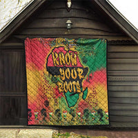 African Map Graffiti Quilt Know You Roots - Wonder Print Shop