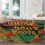 African Map Graffiti Round Carpet Know You Roots