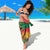 African Map Graffiti Sarong Know You Roots - Wonder Print Shop