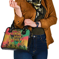 African Map Graffiti Shoulder Handbag Know You Roots