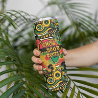 African Map Graffiti Skinny Tumbler Know You Roots - Wonder Print Shop