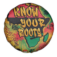 African Map Graffiti Spare Tire Cover Know You Roots - Wonder Print Shop