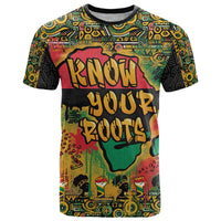 African Map Graffiti T Shirt Know You Roots - Wonder Print Shop