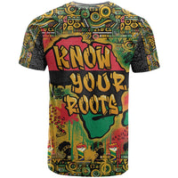 African Map Graffiti T Shirt Know You Roots - Wonder Print Shop