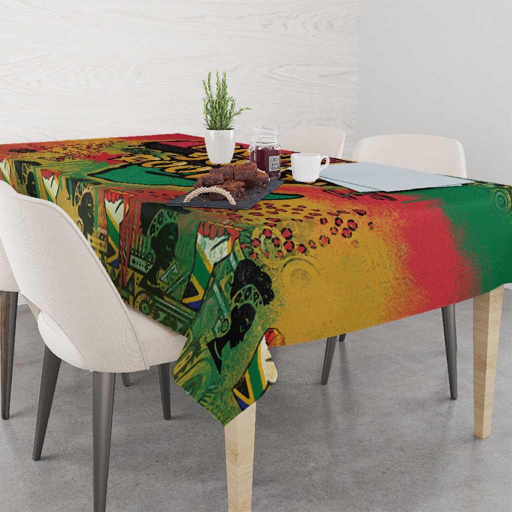 African Map Graffiti Tablecloth Know You Roots - Wonder Print Shop