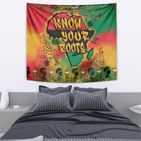African Map Graffiti Tapestry Know You Roots - Wonder Print Shop