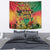 African Map Graffiti Tapestry Know You Roots - Wonder Print Shop
