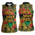 African Map Graffiti Women Sleeveless Polo Shirt Know You Roots - Wonder Print Shop