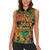 African Map Graffiti Women Sleeveless Polo Shirt Know You Roots - Wonder Print Shop