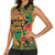 African Map Graffiti Women Sleeveless Polo Shirt Know You Roots - Wonder Print Shop