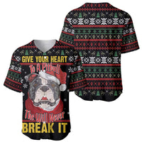 Give Your Heart Pitbull Dog Baseball Jersey The Will Never Break It - Wonder Print Shop