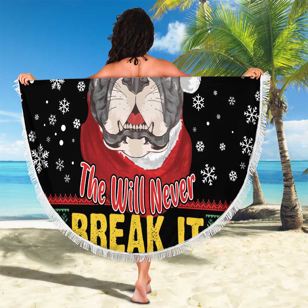 Give Your Heart Pitbull Dog Beach Blanket The Will Never Break It - Wonder Print Shop