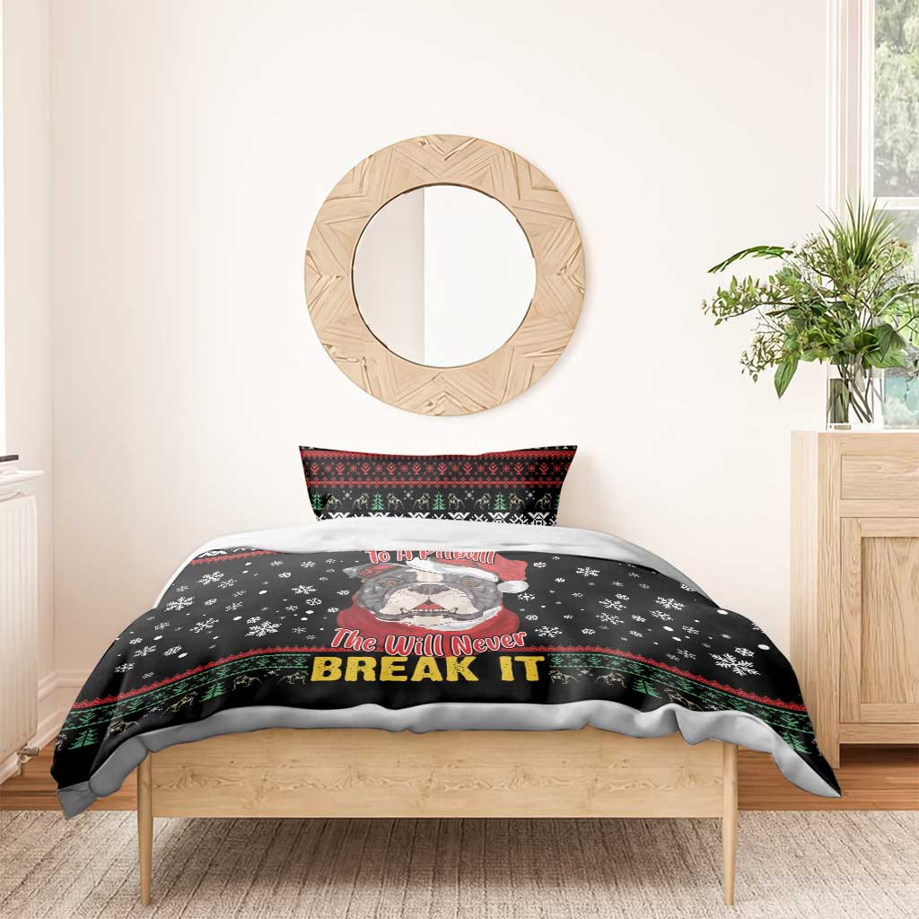 Give Your Heart Pitbull Dog Bedding Set The Will Never Break It - Wonder Print Shop