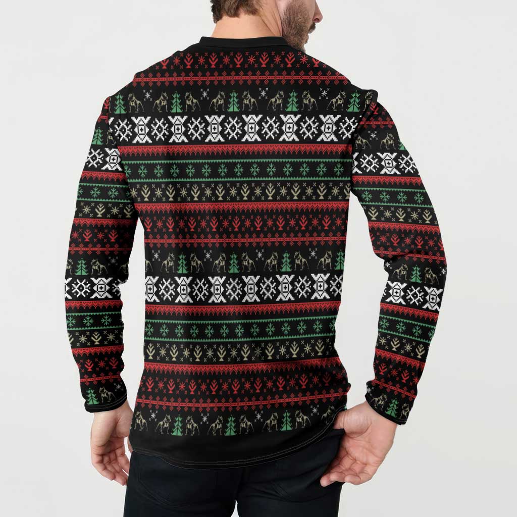 Give Your Heart Pitbull Dog Button Sweatshirt The Will Never Break It - Wonder Print Shop